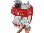 Smeg EGF03RDEU - Espressomachine met bonenmaler - 19 bar, Verzenden, Zo goed als nieuw