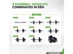 Tunturi Halterset 20 kg - Gietijzer Halter en Dumbbells - 20, Verzenden, Nieuw