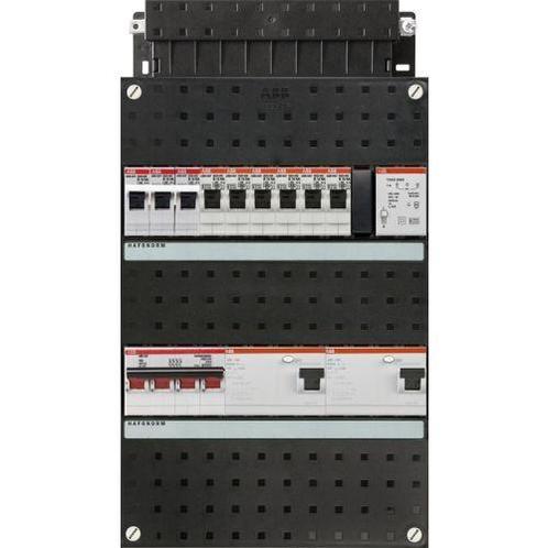 ABB groepenkast 3-fase, 6 groepen, 2 Aardlekschakelaars 4-P,, Doe-het-zelf en Verbouw, Elektra en Kabels, Nieuw, Ophalen of Verzenden