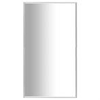 vidaXL Spiegel 80x60 cm zilverkleurig, Huis en Inrichting, Woonaccessoires | Spiegels, Verzenden, Nieuw