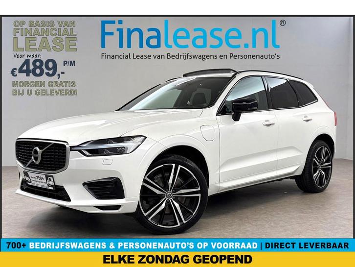 Volvo XC60 T8 2.0 Plug-In Hybrid AWD R-Design SOH 83% Pano, Auto's, Volvo, Lease, Automaat, SUV of Terreinwagen, Hybride Elektrisch/Benzine