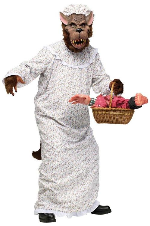 Kostuum Grote Boze Wolf Pak Oma Jurk Roodkapje Halloween Pak, Kleding | Heren, Carnavalskleding en Feestkleding, Kleding, Nieuw