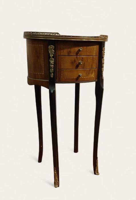 Bijzettafel - hout en brons, Antiek en Kunst, Antiek | Overige Antiek