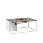 Cosi Fires Cosiloft lounge vuurtafel 120 cm wit - grey top, Verzenden, Nieuw