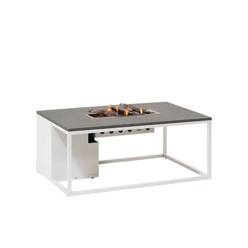 Cosi Fires Cosiloft lounge vuurtafel 120 cm wit - grey top, Tuin en Terras, Terrasverwarmers, Verzenden