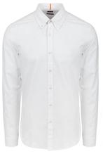 BOSS Rickert Overhemd Wit maat M Heren, Kleding | Heren, Overhemden, Verzenden, Nieuw, Wit, BOSS