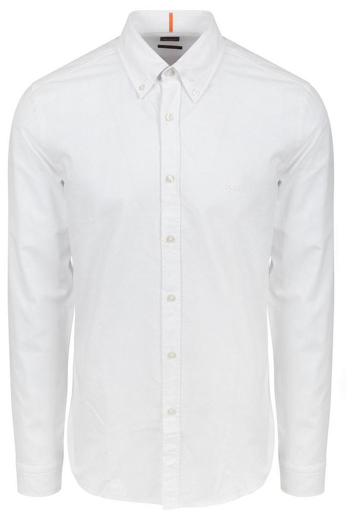 BOSS Rickert Overhemd Wit maat M Heren, Kleding | Heren, Overhemden, Wit, Nieuw, Verzenden