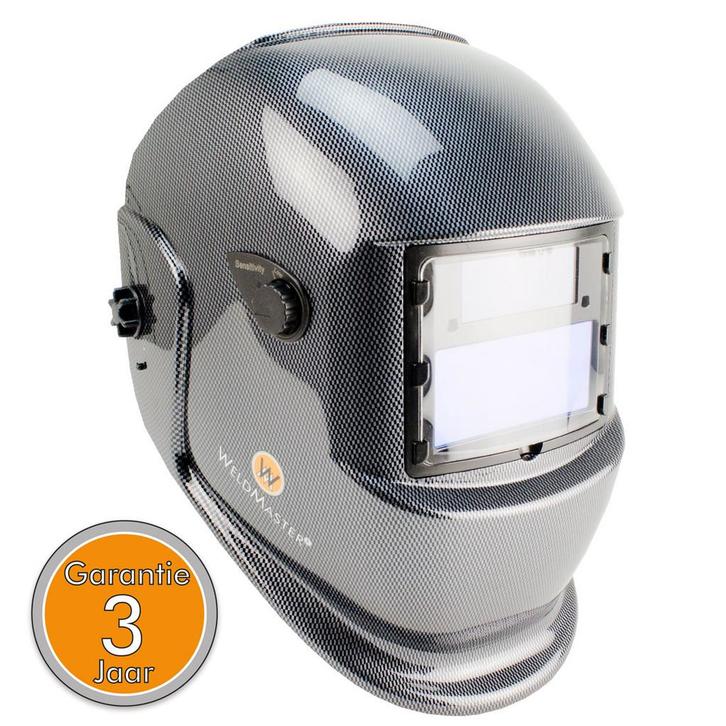 Automatische lashelm WeldMaster S777A Zwart Carbon, Doe-het-zelf en Verbouw, Gereedschap | Lasapparaten, Overige typen, Nieuw