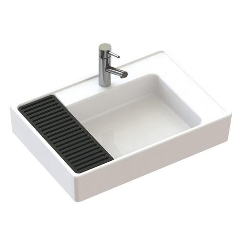 Wastafel Boss & Wessing Arya Met Legger Wit, Doe-het-zelf en Verbouw, Sanitair, Ophalen of Verzenden