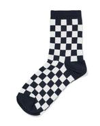 HEMA Damessokken ruiten blauw 2+1 gratis, Kleding | Dames, Verzenden, Nieuw