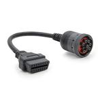 Universeel 9-pins J1939 – 16-pins OBD2 Verloopkabel | Bedrij, Auto diversen, Autogereedschap, Verzenden, Nieuw