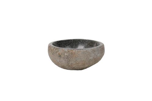 Natuurstenen Waskom Fontein-riviersteen27x24x12, Doe-het-zelf en Verbouw, Sanitair, Nieuw, Verzenden