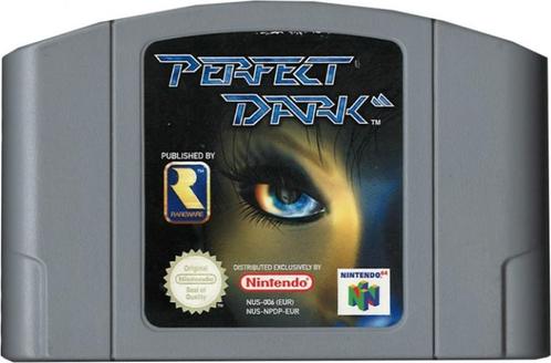 Perfect Dark (losse cassette) (Nintendo 64), Spelcomputers en Games, Games | Nintendo 64, Gebruikt, Verzenden