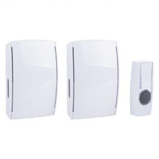 Plug-in deurbel | Byron (Draadloos, 2 ontvangers, 125 meter), Huis en Inrichting, Deurbellen, Nieuw, Verzenden