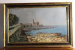 Scuola italiana del XIX secolo - Paesaggio con Duomo di