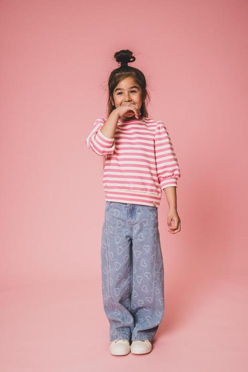 Wide leg regular waist meisjes jeans blauw  Looxs Little, Kinderen en Baby's, Kinderkleding | Maat 92, Meisje, Nieuw, Broek, Ophalen of Verzenden