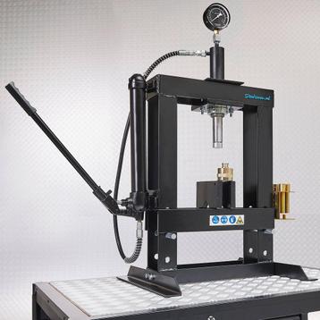Datona Werkplaatspers 10 ton + Perspennen - Datona - Zwart beschikbaar voor biedingen