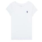 Polo Ralph Lauren  ZALLIE  Wit T-shirt Korte Mouw