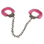 Voetboeien met roze pluche - Verkleedaccessoires over, Hobby en Vrije tijd, Verzenden, Nieuw