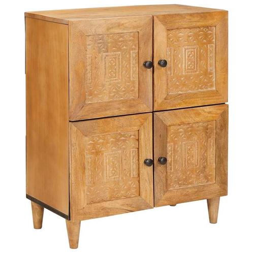 vidaXL Dressoir Lichtbruin 33.5 x 60 x 75 cm, Huis en Inrichting, Kasten | Dressoirs, Nieuw, Minder dan 50 cm, Overige houtsoorten