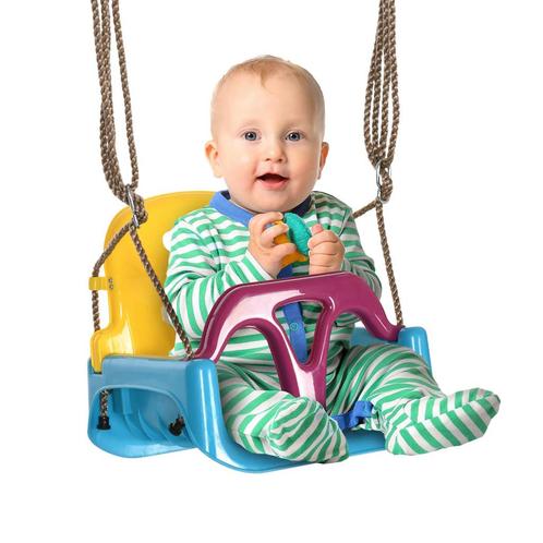 TRUUSK 3 In 1 Babyschommel Indoor, Kinderschommel Met Verste, Kinderen en Baby's, Speelgoed | Buiten | Zandbakken, Nieuw, Verzenden