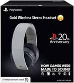 Sony PlayStation Gold Wireless Stereo Headset - 20th Anniver, Verzenden, Zo goed als nieuw