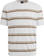 Vanguard Knitted T-Shirt Streep maat M Heren, Kleding | Heren, T-shirts, Beige, Nieuw, Vanguard, Verzenden
