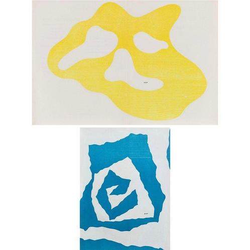 Jean Arp (1886-1966) - Two Arps original woodcuts, Antiek en Kunst, Antiek | Overige Antiek