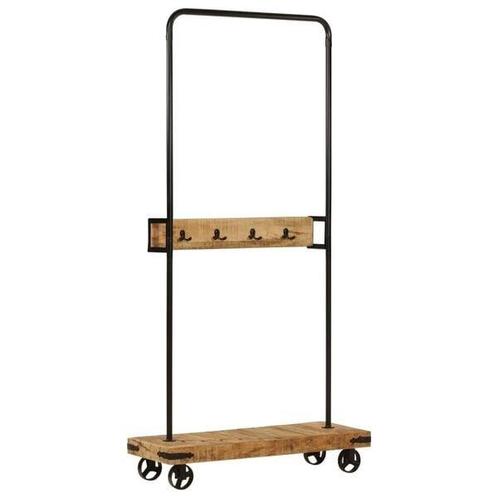Kledingrek Mango Hout & IJzer | Tweedekansje | Industriel..., Huis en Inrichting, Kasten | Kledingkasten, 25 tot 50 cm, Nieuw