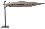 Challenger T1 premium zweefparasol 400x300 cm havanna met, Tuin en Terras, Ophalen of Verzenden, Nieuw