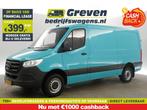Mercedes-Benz Sprinter 319 3.0 CDI L2H1 V6 191PK Carplay Cam, Auto's, Automaat, Blauw, Mercedes-Benz, Diesel