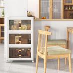 COSTWAY Opbergdoos, kunststof, 75 l, 3 opvouwbare opbergdoze, Verzenden, Zo goed als nieuw