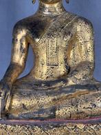 golden throne buddha - Brons - Thailand, Antiek en Kunst