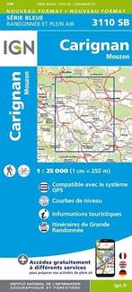 Topografische Wandelkaart van Frankrijk 3110SB - Carignan /, Boeken, Atlassen en Landkaarten, Nieuw, Verzenden