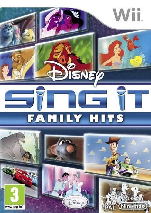 Disney Sing It Family Hits Wii- GameshopX.nl, Spelcomputers en Games, Games | Nintendo Wii, Zo goed als nieuw, Ophalen of Verzenden