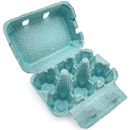 Eierdoos Blauw 6 Eieren, Hobby en Vrije tijd, Taarten en Cupcakes maken, Nieuw, Verzenden
