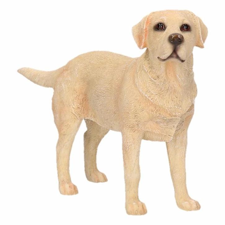 Beeldje Labrador blond 15 cm - Beeldjes, Verzamelen, Beelden en Beeldjes, Verzenden