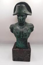 Buste, Napoleone - 23 cm - Brons (gepatineerd), Marmer, Antiek en Kunst, Antiek | Keramiek en Aardewerk