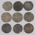 Frankrijk, Kruisvaardersstaten. Lote 9 denarios medievales a