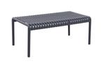 Stripe loungetafel 95x55 cm. - Antraciet, Tuin en Terras, Tuintafels, Verzenden, Nieuw, Rond, Kunststof