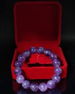 Prachtige amethistarmband in cadeauverpakking, gratis