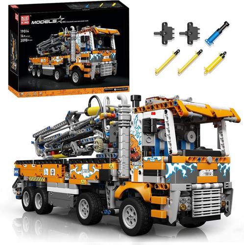 Mould King Betonpompwagen (Voertuigen, Modelbouwsets), Kinderen en Baby's, Speelgoed | Bouwstenen, Nieuw, Verzenden