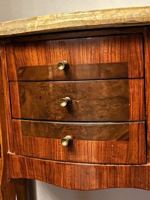 Wandtafel - Hout, Marmer - Hout en marmer, Antiek en Kunst, Antiek | Overige Antiek