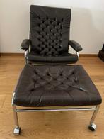 IKEA - Noboru Nakamura - Fauteuil (2) - boren - Leder,, Antiek en Kunst