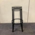 barkruk Kartell Charles Ghost, zithoogte 76 cm, transparant, Ophalen of Verzenden, Gebruikt