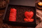 Handgemaakte Valentijn Cadeauset, Overige materialen, Verzenden, Nieuw, Kaars