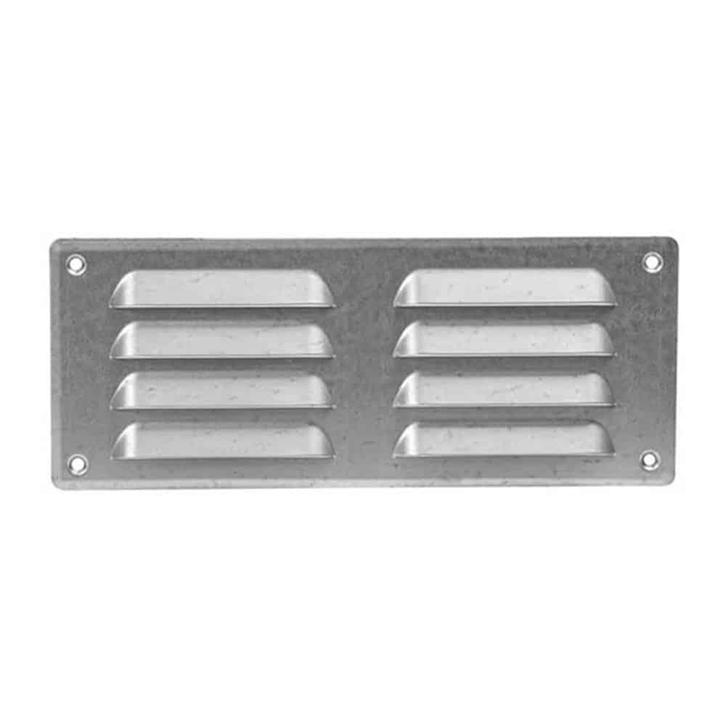 Europlast metalen ventilatierooster rechthoekig zink 260 x, Doe-het-zelf en Verbouw, Ventilatie en Afzuiging, Nieuw, Ophalen of Verzenden