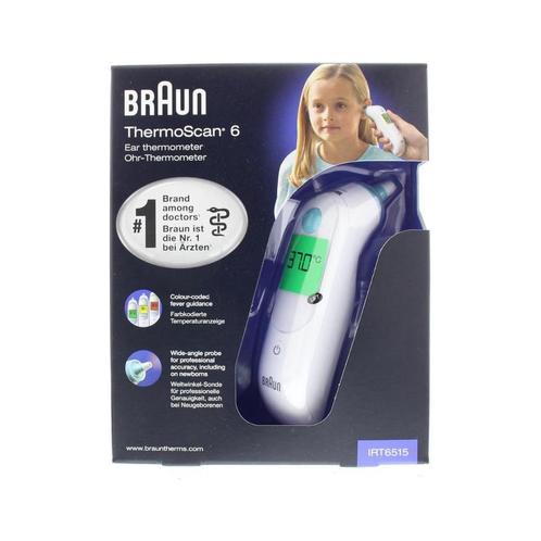 Tweedekans - Braun IRT 6515 - Infrarood Koortshermometer, Witgoed en Apparatuur, Persoonlijke-verzorgingsapparatuur, Ophalen of Verzenden