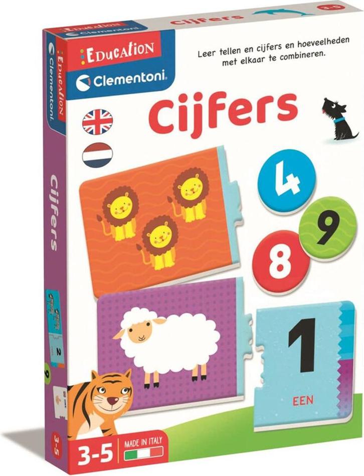 Clementoni - Leerspel Cijfers | Clementoni - Educatieve, Kinderen en Baby's, Speelgoed | Educatief en Creatief, Nieuw, Verzenden