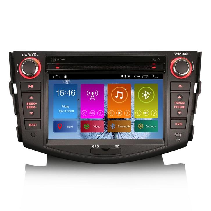 Toyota Rav4 Autoradio Navigatie | Android 10 | CarPlay, Auto diversen, Autoradio's, Nieuw, Ophalen of Verzenden